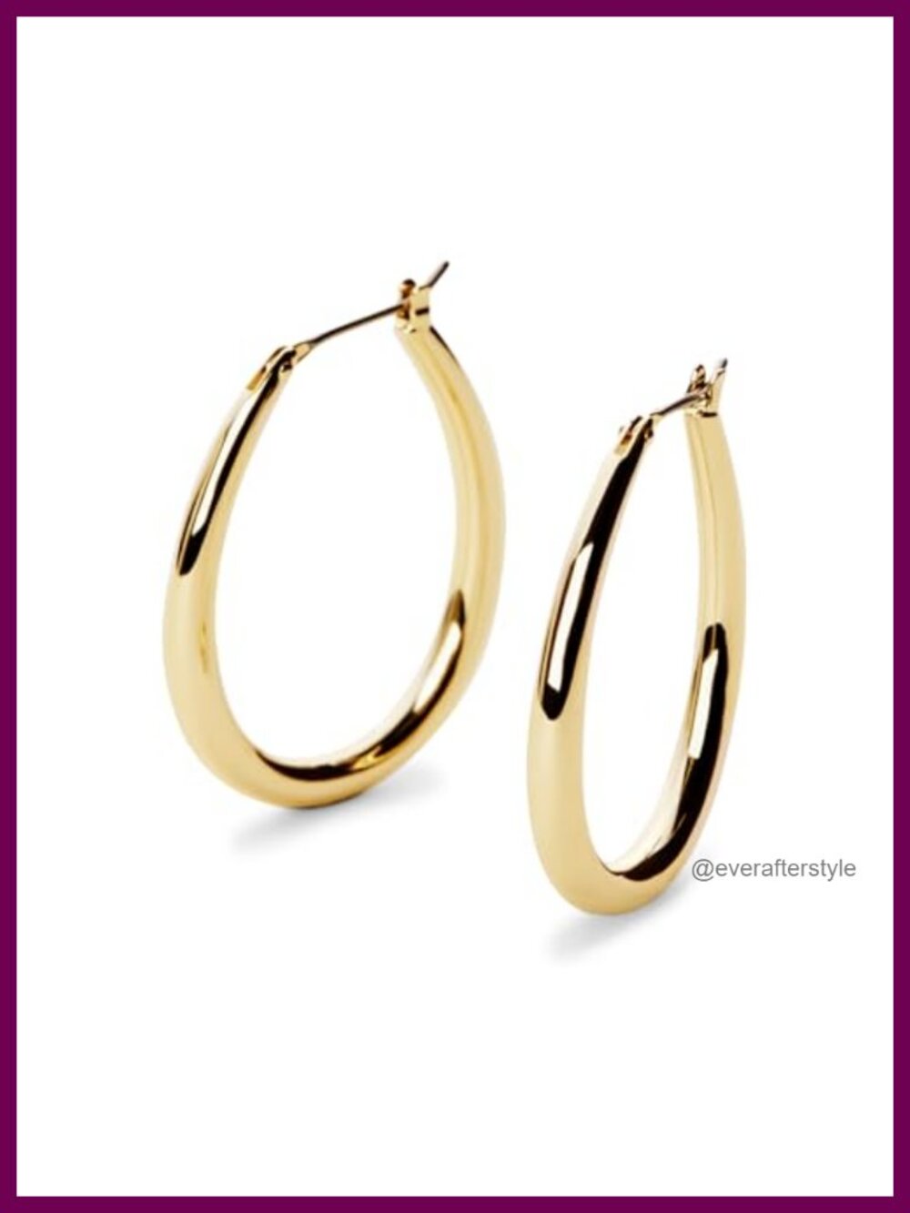 14K Gold Plated Hoop Earrings for Women Hypoallergenic Tarnish-Free